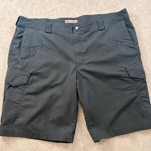 5.11 Tactical Cargo Shorts Men 42 Black Ripstop Utility Hiking Outdoor Workwear